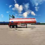 18000L Carbon Steel Draw Bar Tank Trailer with 2 Axles for Fuel or Diesel