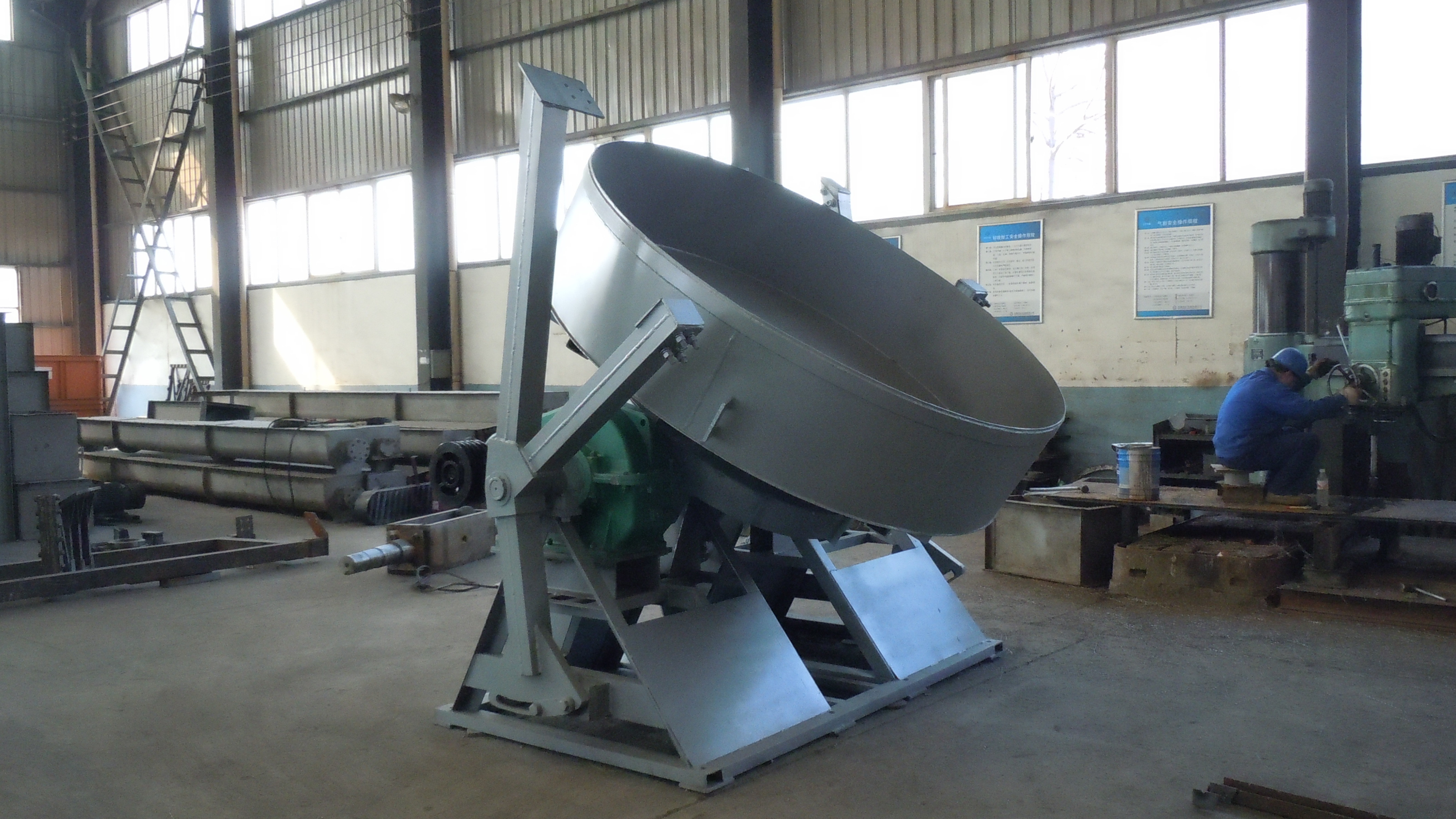 Disc Type Pelletizer Height 250mm 25r/Min Granulation Equipment