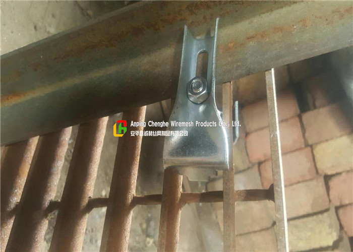 Galvanized Low Carbon Steel Bar Grating Plain Type Anti - Theft Design