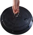600mm Manhole Cover With Handle For Sewage Wastewater Road Infrastructure