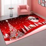 Cartoon Merry Christmas Patterns Living Room Floor Carpets