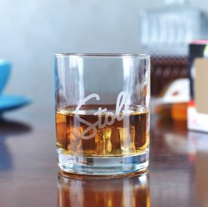 Quality Machine Made 360ml 12oz Modern Whisky Glasses Breakage Resistant Rolled Rim wholesale