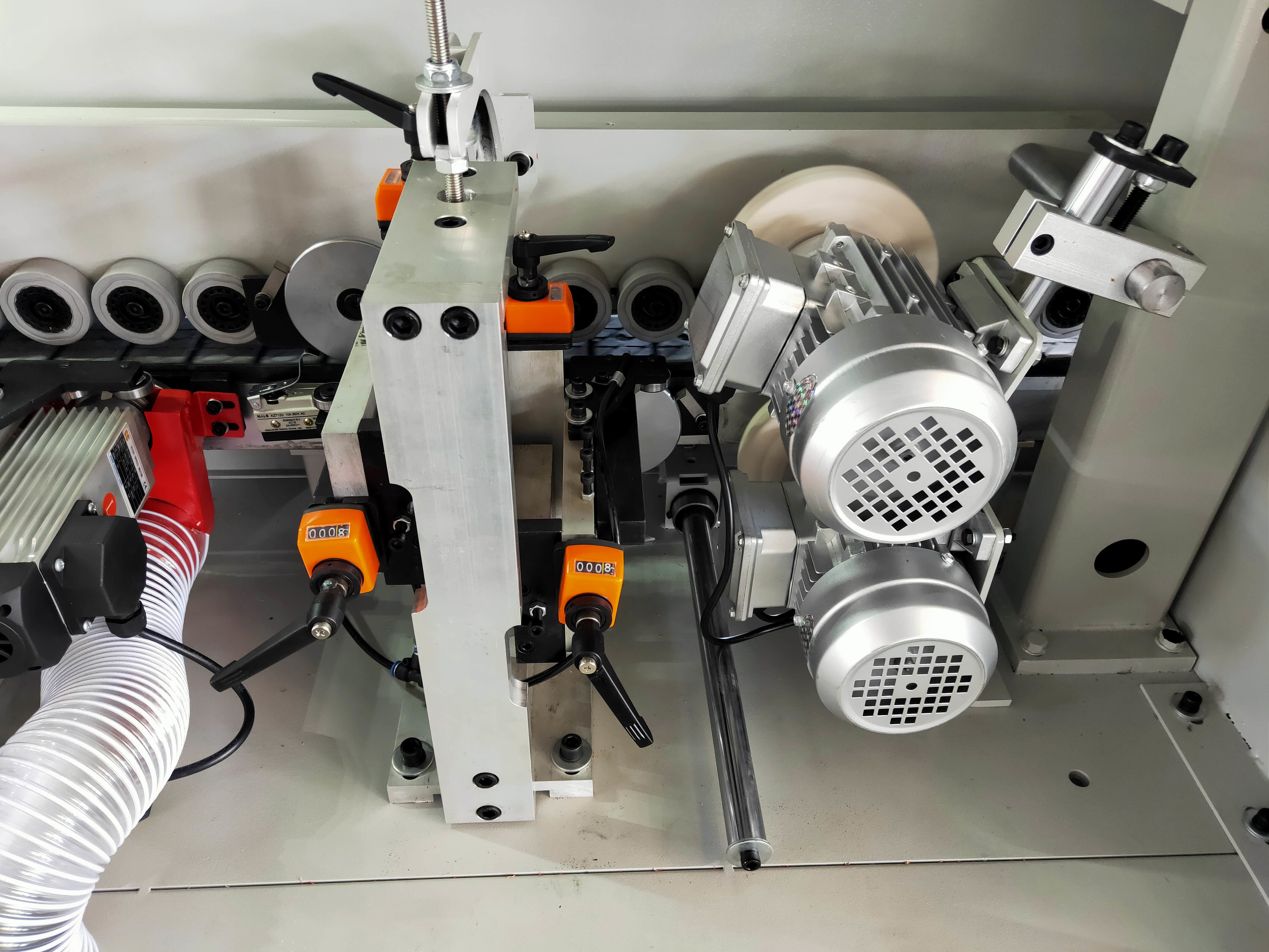 Wood Board Edge Banding Machine for Kitchen Cabinet Production Panel Thickness 10-60mm Edge Band Tape Thickness 0.4-3mm