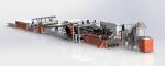 Plastic Hot Water Radiant Floor Heating Module Production Extrusion Line 450kg/H