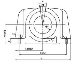 Quality Linear bearings SWB-OP...B - Shaft Supporting Housing SWB20OP wholesale