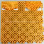 Outdoor Interlocking Polypropylene Floor Tiles Recyclable Basketball Court Use