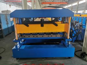 Quality Roof Steel Roll Forming Machine / Glazed Tile Machine 380v 50hz 3 Phase wholesale