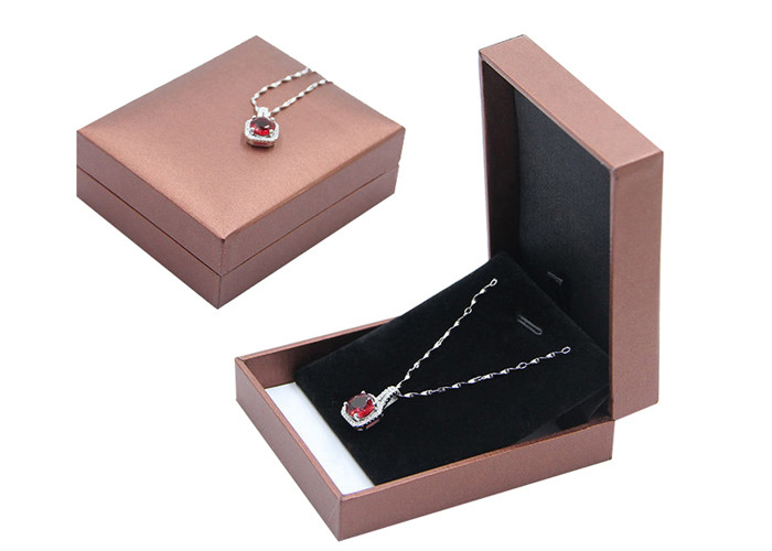 Long / Tall Jewellery Presentation Boxes , Personalized Cardboard Necklace Box