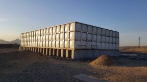 Quality 300000 Liters Sectional FRP SMC Panel Tank For Water Treatment Machinery wholesale