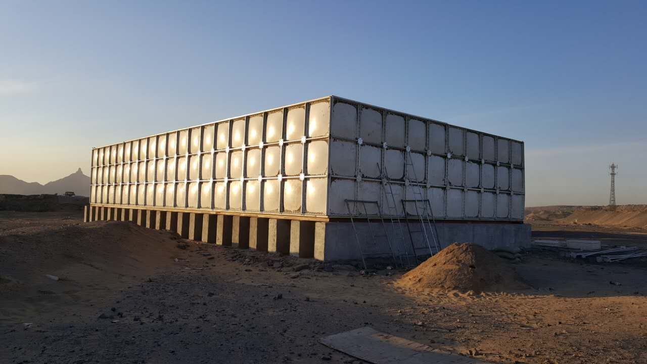 Thermal Insulated FRP Panelized Plastic Water Storage Tanks 20mm 22mm 24mm thickness