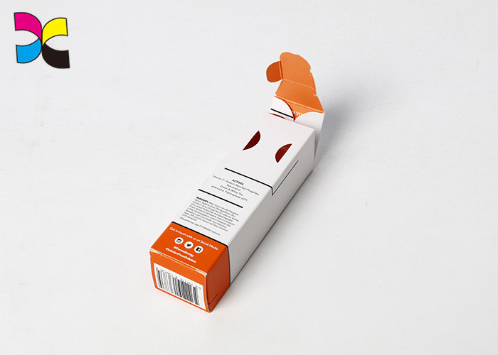 Reclyed Folded Printed Gift Boxes For Cosmetics Die - Cutting Round Conner
