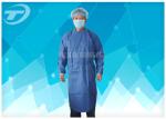Lightweight Surgical Disposable Isolation Gowns 3ply Fabric Blood Resistance