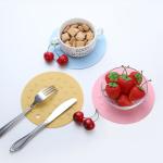 Anti Slip Round Silicone Heat Resistant Placemat