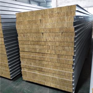 Quality insulated 50mm rock wool sandwich panel with 0.326mm instead of pvc ceiling panels wholesale