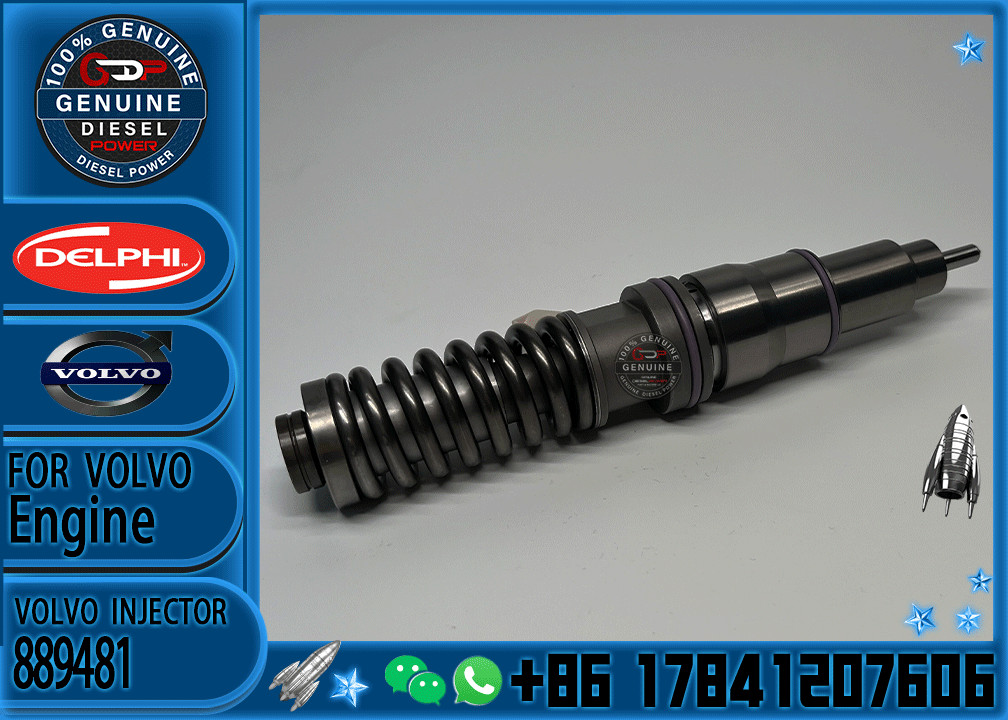 3803637 03829087 85003111 889481 BEBE4C07001 Common Rail Diesel Fuel Pump Injector For Volvo Penta D16 Engine
