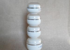 Quality 100ml Facial Mask Cream Glass Cosmetic Jars Opal White Clear Wide Mouth wholesale
