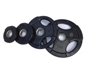 Quality 1.25-25kg Rubber Gym Plates , Iron Plates For Gym Precision Weight wholesale