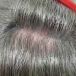6" Full Head Hair Wig for Men Super Thin Skin Indian Men Hair Toupee Wig