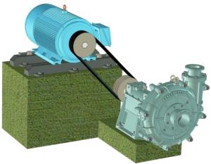 Quality Heavy Duty 280kw 600.0m3/h Hydraulic Sludge Pump 150ZBG(P)-740 wholesale