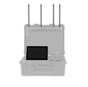 Quality Aluminum Wearable Anti Drone System Fpv Suppressor 60W 720-1200MHZ wholesale