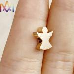 304 Stainless Steel Angel Pendant For DIY Jewelry Making