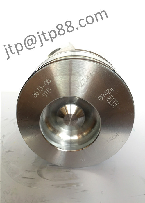 Automobile Engine Parts Cast Aluminum Pistons For Komatsu 6735-31-2110