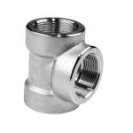 Stainless Steel 304 316 316L 3000 LB 6000LB Forged Tee For High Pressure Pipe