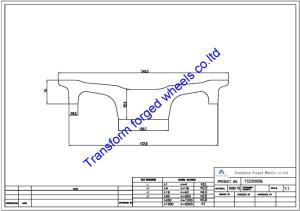 Quality TC200006 20 inch forged center disk blanks wholesale