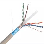Indoor 4 Pairs CCA Cat 6 FTP Cable 305m Pull / Box Network Cable