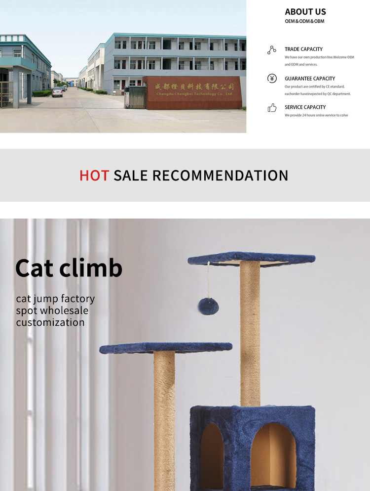 Multi Level Cat Tree House Scratching Post Heavy Duty With Sisal Rop Cat Tower Column Climbing Tree for Cats and Animals
