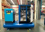 Tank Mounted 25 Hp Screw Air Compressor , Diesel Air Compressor Filters Combined