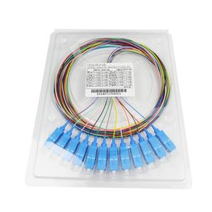 Quality FOC LC SC APC UPC 8 12 Color Ribbon Fiber Pigtail wholesale