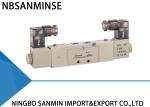 Double / Single Coil Electro Pneumatic Solenoid Directional Control Valve 1 / 8