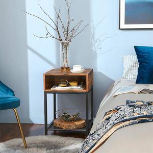 Quality Small Nightstands, Industrial Bedside Table, Nightstands for Bedroom, ULET46X wholesale