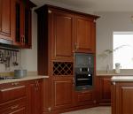 Brown Melamine Modular Kitchen Cabinets Ready Made Cupboards Sets