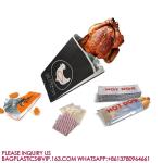 Foil Hot Dog Wrapper, Insulated Grease Resistant Hot Bag Sleeves, Foil Paper Hot