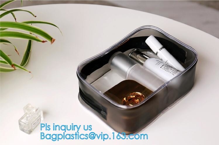 PVC Cosmetic Bag Makeup Brushes Bag Travel Wash Bag, Wash Cosmetic Bags Makeup Organizer Case MINI Hand