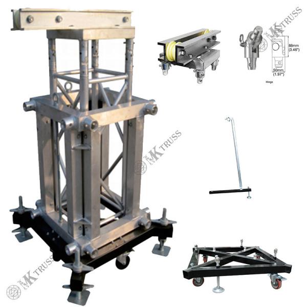 520 Truss Compatible Mobile Tower Staging Show with Aluminum Lift in Silver