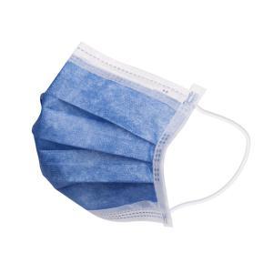 Quality Protective Mouth Medical Mask Elastic Earloop Anti Virus Sterile Blue wholesale