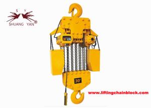 Quality 30 Ton Electric Chain Block Hoist 3-30M 50HZ/60HZ Frequency G80 Lift Chain wholesale