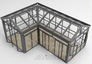 Quality Prefab 4 Season Sunroom Polycarbonate Plexiglass Sunroom 10X20 12X12 wholesale