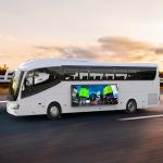 1R1G1B SMD1515 Bus Advertising Display Rear Window Mobile Sign