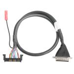 LVDS Cable Assembly JAE FI-RE51HL 51Pin To HD-SUB 26P Male Sloder UL 1007 20AWG
