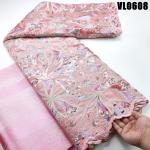 Wholesale price 2023 african velvet lace fabric with sequins french lace for