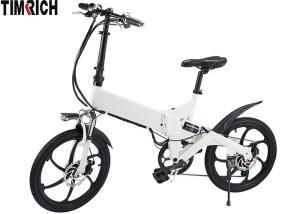 Quality TM-KV-2001 20 Inch Pedal Assist Electric Bike , Electric Push Bike Max Load 200KG With Front LED Light wholesale