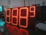 Outdoor Waterproof Gas LED Signs with Red Tube Chip Color 8.889/10 Number Format