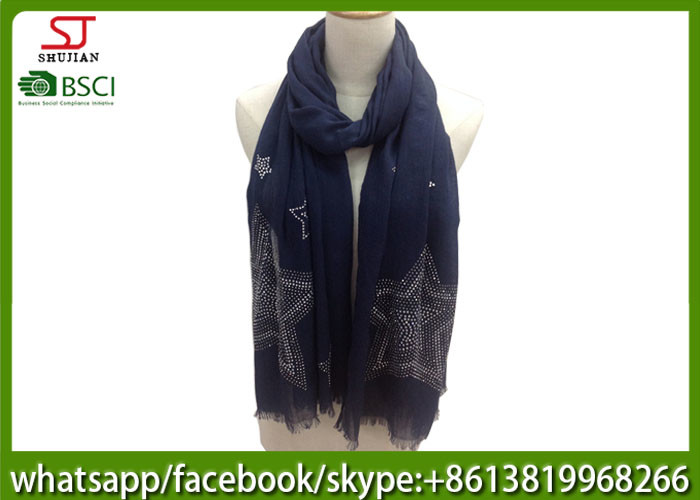 China factory direct supply thinstar Gilding spring summer scarf 70*180cm 20%Cotton 80%Polyester keep clean hijabs