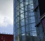 PU Aluminum Frame Glass Curtain Wall 0.6mm Exterior Wall Panels 1.5mm
