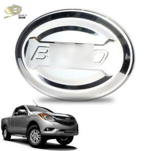Quality Gas Tank Cover 4wd For Mazda Bt-50 2012-2019 Chrome Abs Matte Black wholesale