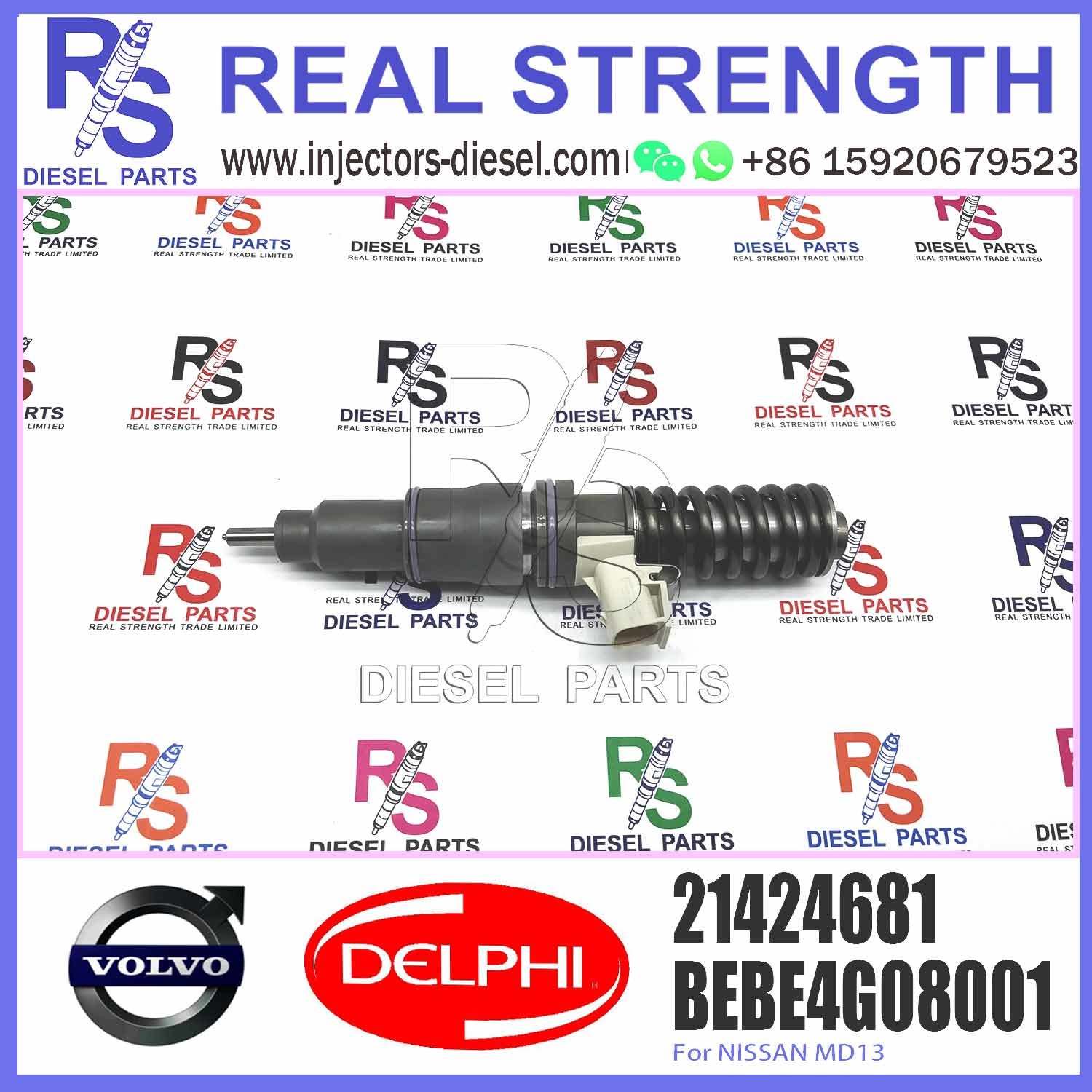 MD13 US07 Engine Diesel Injector 21424681 Unit Pump Injector Electronic Unit BEBE4G08001 For V-O-L-V TRUCK